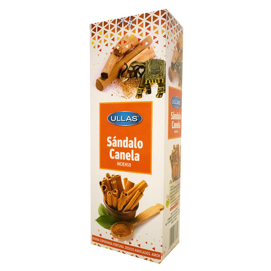 Incienso SANDALO CANELA 6 cajitas 120 grs. ULLAS
