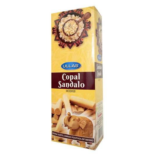 Incienso COPAL SANDALO 6 cajitas 120 grs. ULLAS