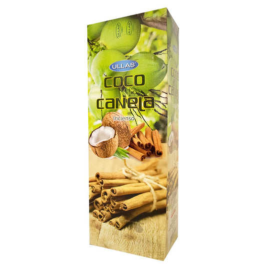Incienso COCO CANELA 6 cajitas 120 grs. ULLAS