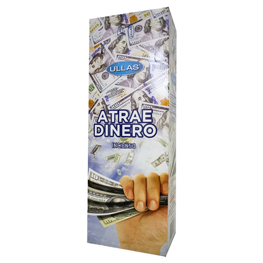 Incienso ATRAE DINERO 6 cajitas 120 grs. ULLAS