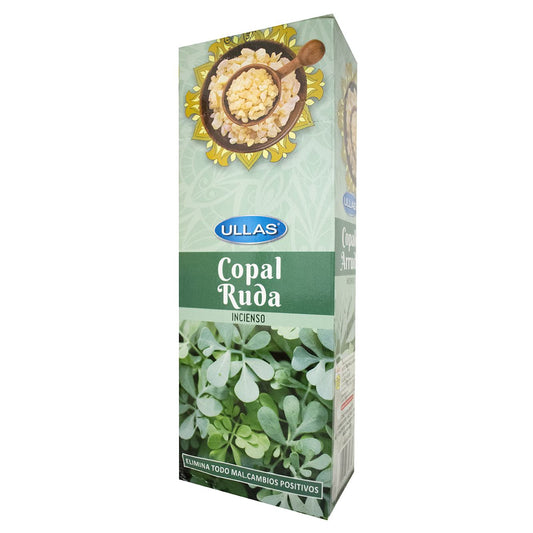 Incienso COPAL RUDA 6 cajitas 120 grs. ULLAS