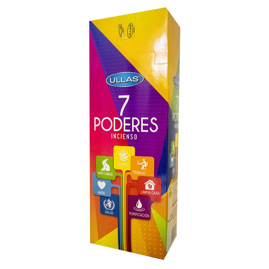 Incienso 7 PODERES 6 cajitas 120 grs. ULLAS
