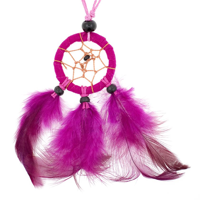 COLGANTE COLLAR ATRAPASUEÑOS ROJO