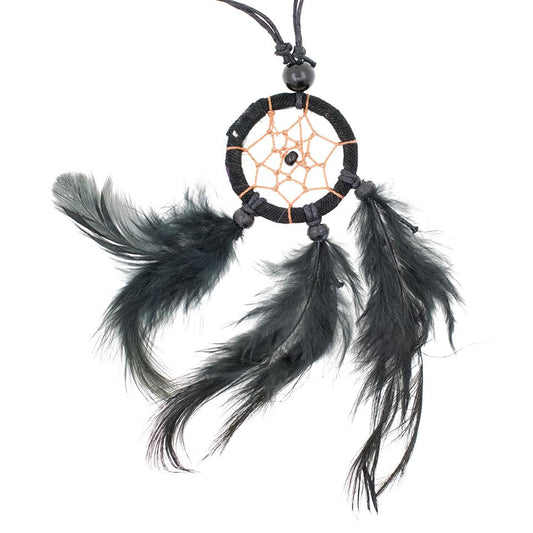 COLGANTE COLLAR ATRAPASUEÑOS NEGRO