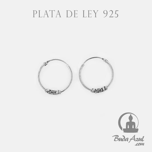 Argollas Plata de Ley 925 16 mm CELTA MOD2 REF. 190