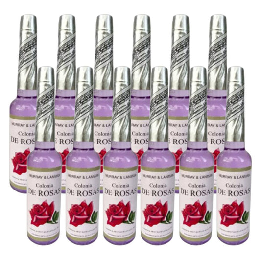 Pack 12 botellas de Agua de Colonia de Rosas – Perú – Murray & Lanman