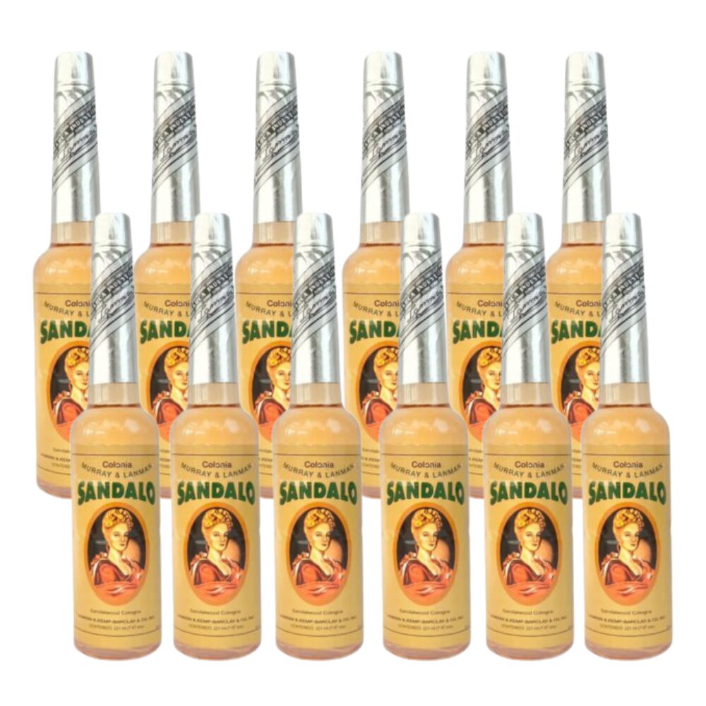 Pack 12 botellas de Agua de Sándalo – Perú – Murray & Lanman Auténtica