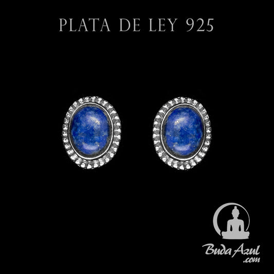 Pendientes Plata de Ley 925 Lapislazuli MOD.2 REF. 600