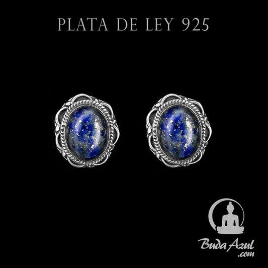 Pendientes Plata de Ley 925 Lapislazuli MOD.3 REF. 600