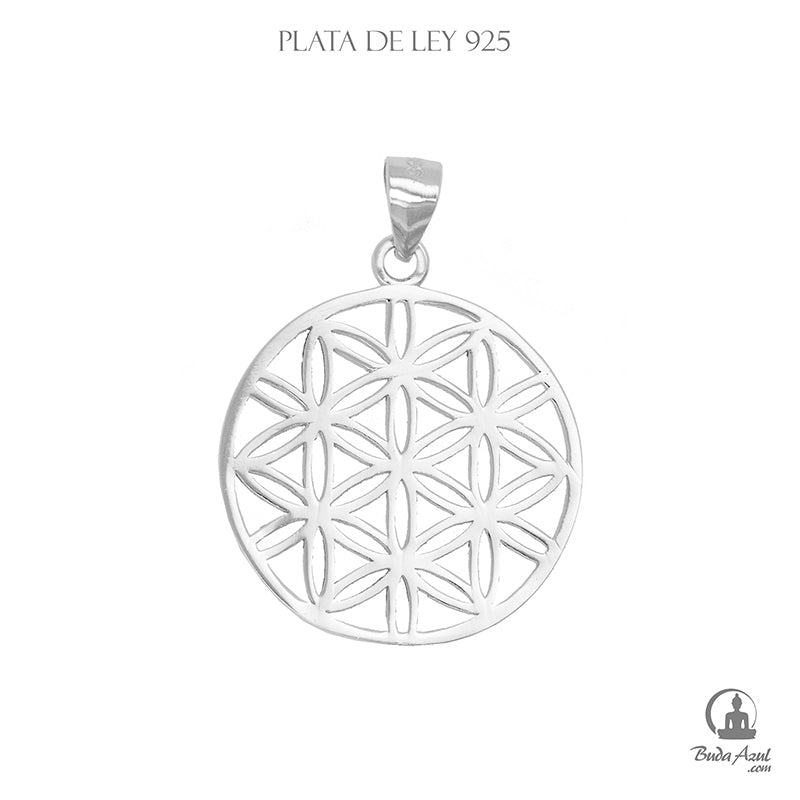 Colgante Plata de Ley 925 FLOR DE LA VIDA 4.90