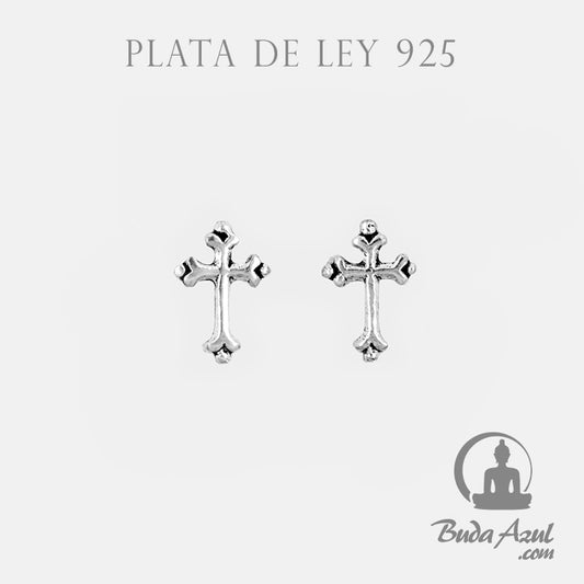 Pendientes Plata de Ley 925 cruces