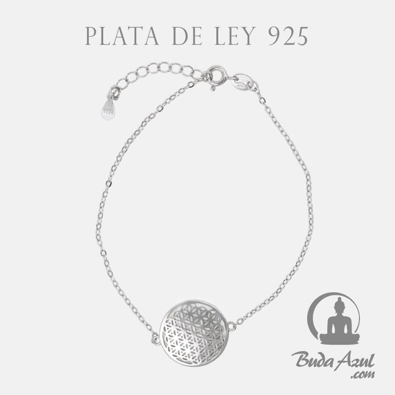 Pulsera Plata de Ley 925 FLOR DE LA VIDA REF 890