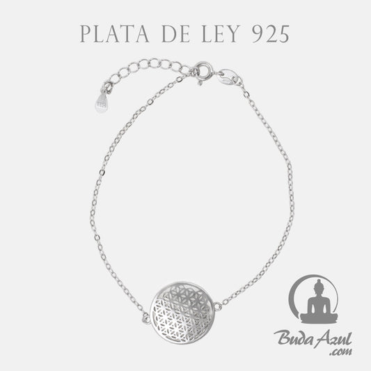 Pulsera Plata de Ley 925 FLOR DE LA VIDA REF 890