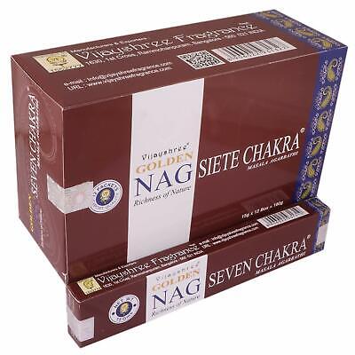 Incienso GOLDEN NAG SEVEN CHAKRA